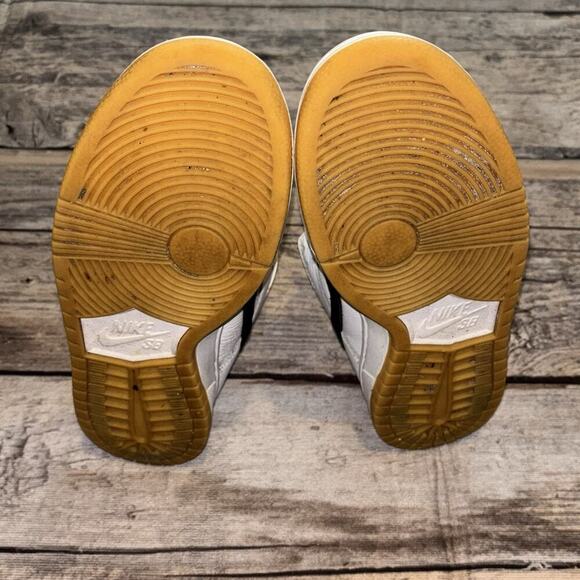 Nike SB Dunk Low CD2563-101 White Gum Sneakers Mens Size 7.5 - Picture 7 of 9